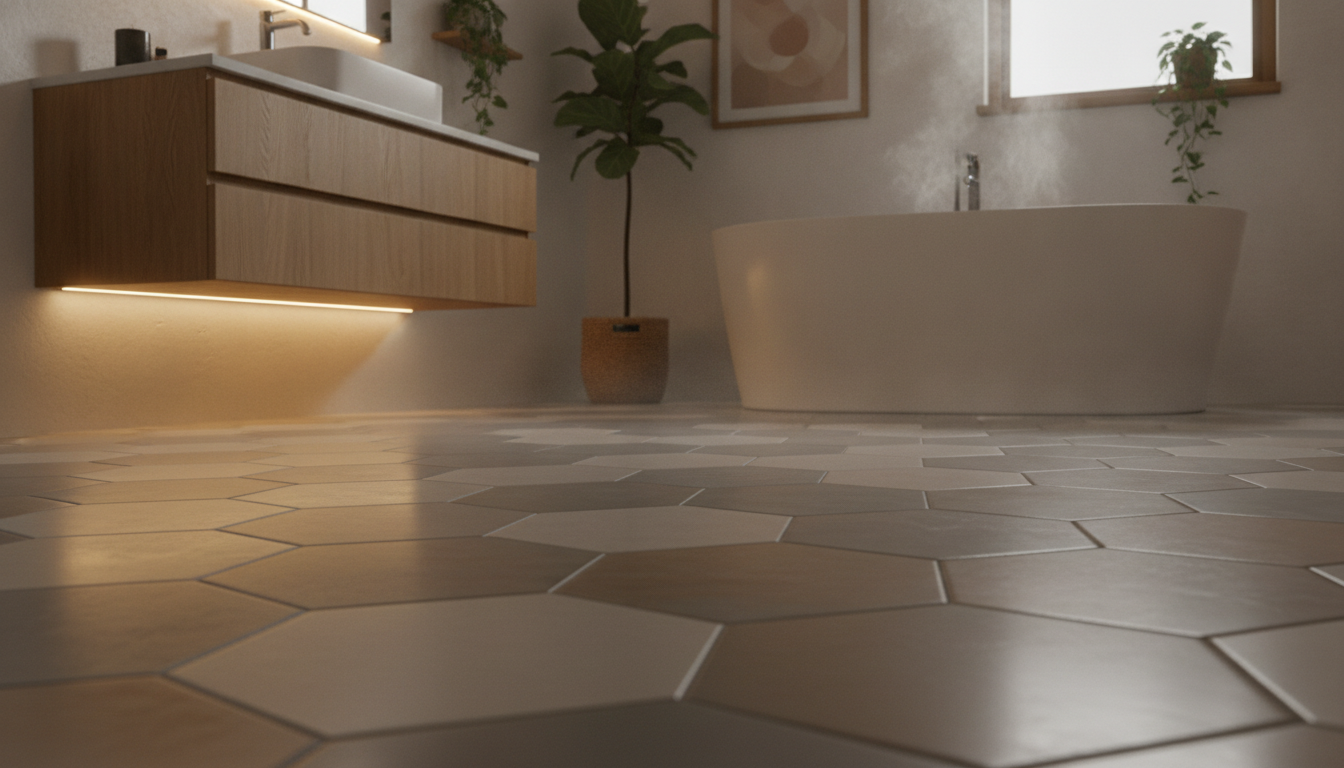 heated bathroom floors